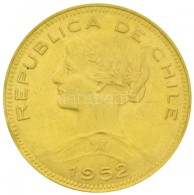 Chile 1952. 100P Au 'Diez Condores' (20,36g/0.900) T:2 Karc, Ph.
Chile 1952. 100 Pesos Au 'Diez Condores'... - Ohne Zuordnung