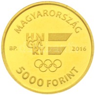 2016. 5000Ft Au 'XXXI. Nyári Olimpiai Játékok' Tanúsítvánnyal... - Unclassified
