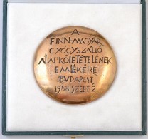 1988. 'A Finn-magyar Gyógyszálló AlapkÅ‘letételének Emlékére -... - Non Classificati