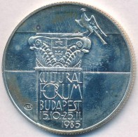 1985. 500Ft Ag 'Kulturális Fórum' T:1 Ujjlenyomat - Zonder Classificatie