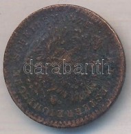 1858B 5/10kr Cu T:2-,3 - Zonder Classificatie