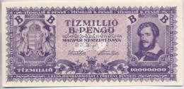 1946. 10.000.000BP Hamis 'MINTA' Perforációval (with Fake Overprint) T:I- - Non Classificati