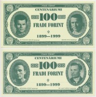 1999. 100Ft NévértékÅ± 'Centenáriumi Fradi Forint' Sike, Jurikné,... - Non Classés