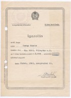 1949. '5 éves Tervkölcsön' Igazolás 1000Ft NévértékÅ±... - Unclassified
