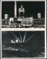 ** 1938 Budapest XXXIV. Nemzetközi Eucharisztikus Kongresszus; FÅ‘oltár, TÅ±zijáték - 2... - Non Classés