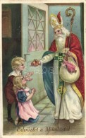 T2/T3 Saint Nicholas, Children, 7160. Litho (EK) - Unclassified