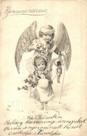 T2/T3 Christmas, Angel, Litho (EK) - Ohne Zuordnung