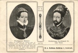 ** T2/T3 Philippine Welser, Die Schlossherrin Von Ambras, Erzherzog Ferdinand II. Von Tirol; Art Nouveau - Zonder Classificatie