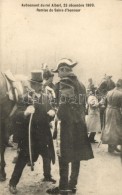 ** T1/T2 Avenement Du Roi Albert, 23 Decembre 1919. Remise Du Sabre D'honneur / King Albert Of Belgium Receiving A... - Zonder Classificatie