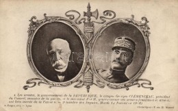 * T2/T3 Georges Clemencau, Marshal Foch; French Propaganda - Non Classificati