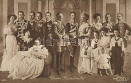 ** T1/T2 Unsere Kaiserfamilie / Wilhelm II, Kronprinz Wilhelm, Auguste Victoria - Zonder Classificatie