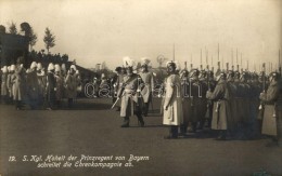 ** T2 Der Prinzregent Von Bayern Schreitet Die Ehrenkompagnie Ab / Luitpold Prince Regent Of Bavaria - Zonder Classificatie