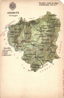 ** T4 Háromszék Vármegye Térképe; Károlyi Gy. Kiadása  / Map Of... - Unclassified