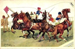 ** T2/T3 Horse Race, Humour, B.K.W.I. 679-1. S: Schönpflug (fl) - Non Classés