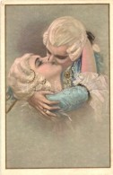 ** T2/T3 Baroque Couple, Unsigned Italian Art Postcard, Degami No. 2255 - Non Classificati