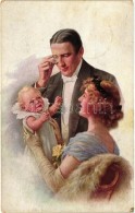 T2/T3 Family With Baby, Art Postcard, M. Munk Vienne No. 868. Artist Signed (EK) - Zonder Classificatie