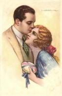 ** T1/T2 Romantic Couple; Italian Art Deco Postcard Anna & Gasparini 600-3 S: T. Corbella - Zonder Classificatie