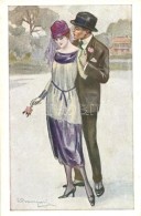 ** T1/T2 Ragtime Era Couple, Italian Art Postcard S: Bompard - Sin Clasificación