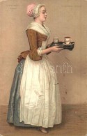 ** T2 The Chocolate Girl, Misch & Co. World's Galleries Series No. 1069. Litho S: Jean-Étienne Liotard - Ohne Zuordnung