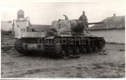 ** T1/T2 II. Világháborús Katonai Lap Kárpátaljáról, Tank... - Zonder Classificatie