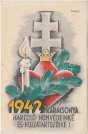 * T2/T3 1942 Karácsonya A Harcoló Honvédeinké és... - Non Classificati