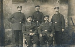 ** T3 WWI German Soldiers, Group Photo (small Photo) - Zonder Classificatie