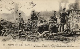 T2 Guerre 1914-1915 Guerre De La Marne. L'Infanterie Anglaise Cachee Dans Une Briqueterie Des Environs De Meaux /... - Non Classés