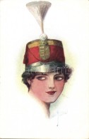 ** T2 Hungarian Hussar Lady, F. H. & S. W. IX. Nr. H 232. S: O. J. Romann - Non Classés