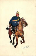 ** T3 WWI German Cavalry Man, B.K.W.I. Serie 864-6. S: Schönpflug (fa) - Zonder Classificatie