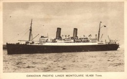 ** T2/T3 Canadian Pacific Liner Montclare (EK) - Zonder Classificatie