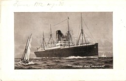 * T2/T3 RMS 'Pannónia' Tengerjáró Hajó, Cunard Line / Ocean Liner Ship (EK) - Unclassified
