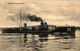 ** T2/T3 Hochseetorpedoboot / WWI German Oceanic Torpedo Boat '33' (EK) - Unclassified