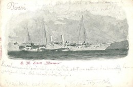 T3 SMS Miramar, Osztrák-Magyar Haditengerészet Kerekes GÅ‘zjachtja / Austro-Hungarian Navy Radjacht... - Unclassified