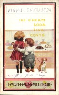 T3 'I Wish I Was A Millionaire', Children, Couple, Dog, Confectionery, Humour, Art Postcard T. P: & Co. Series... - Ohne Zuordnung