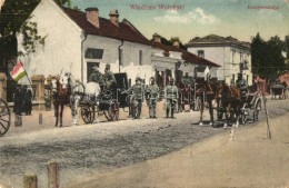 ** T4 Volodymyr-Volynskyi, Wladimir Wolynsky; Kowelerstrasse / Street With Soldiers, Hungarian Flag (b) - Ohne Zuordnung