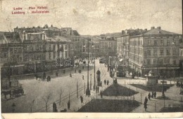 T3 Lviv, Lwów, Lemberg; Plac Halicki / Square (small Tear) - Zonder Classificatie