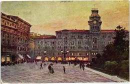 T2/T3 Trieste, Piazza Grande, B.K.W.I. Serie 287/10. S: Romandini - Non Classificati