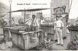 * T2 Napoli, Naples; Venditori Di Ostriche / Oyster Vendors, Fish Market - Unclassified