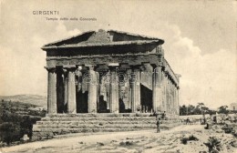 ** T2 Agrigento, Girgenti; Tempio Detto Della Concordia - Zonder Classificatie