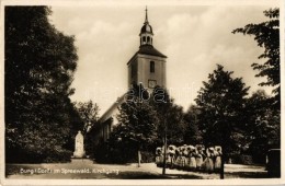 * T2 Burg (Spreewald), Kirchgang / Church, Religious Procession - Unclassified