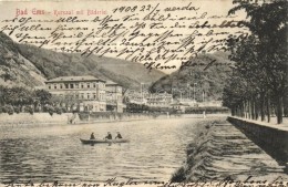 T2 Bad Ems, Kursaal Mit Bäderlei / Spa Building, Men In A Rowboat - Unclassified