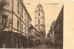 T1/T2 Vilnius, Wilna; St Johannisstrasse / Street - Zonder Classificatie