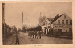 ** T1/T2 Kalvarija, Kalvaria; German Soldiers, WWI; Hofphotograph Kühlewindt - Non Classés