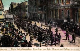 ** T2/T3 Lodz, Oestl. Kriegsschauplatz: Transport Gefangene Russen; Zum Gloria Viktoria Album / Russian POWs - Non Classés