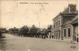 T2/T3 Sceaux, Robinson; Cour De La Gare Et Avenue / Railway Station (EK) - Non Classés