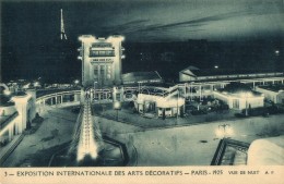 ** T1 1925 Paris, Exposition Internationale Des Arts Decoratifs / Expo, Night - Unclassified