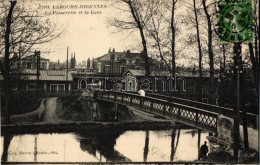 T2 Migennes ; Gare De Laroche-Migennes La Passerelle Et La Gare / Railway Station, Bridge, TCV Card - Non Classés