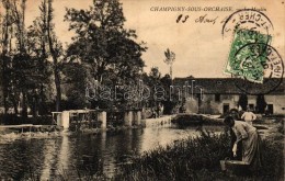 T2 Champigny-sous-Orchaise, Le Moulin / Mill, Washerwomen TCV - Ohne Zuordnung