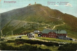 ** T3 Snezka, Schneekoppe; Riesengebirge, Riesenbaude / Rest House  (small Tear) - Ohne Zuordnung