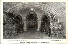 ** T2/T3 Vienna, Wien, Kaisergruft Bei Den PP. Kapuzinern, Sarg Der Kaiserin Elisabeth, Kaiser Franz Josef I,... - Unclassified